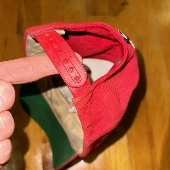 Vintage Chicago Bulls Basketball NBA Cap Hat Red/Black Snapback Collectible - Picture 14 of 16